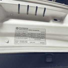 2019-2025 VOLKSWAGEN JETTA FRONT HOOD PANEL PURE WHITE 0Q0Q OEM