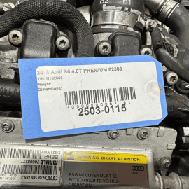 2013-2016 AUDI S6 4.0L TFSI V8 AWD ENGINE MOTOR COMPLETE ASSEMBLY OEM
