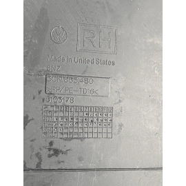 GENUINE 18-21 VW ATLAS TRUNK RIGHT SIDE INSERT COVER TRIM PANEL OEM 3CN8634