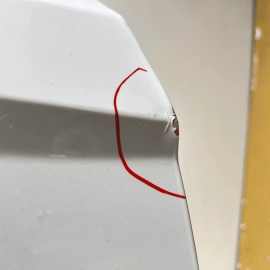 2012-2018 Ford Focus Front Right Passenger Door Sheel Panel White
