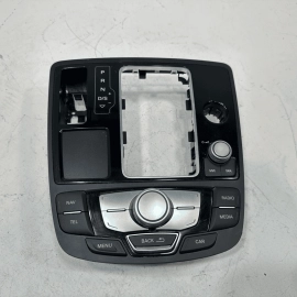 2016-18 AUDI A6 QUATTRO SHIFTER COVER & MULTIFUNCTIONAL CONTROL SWITCH PANEL OEM