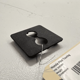 2016 2017 2018 HONDA PILOT TRUNK TRIM SCUFF PLATE LOCK CAP BLACK PLASTIC OE