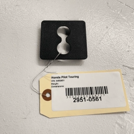 2016 2017 2018 HONDA PILOT TRUNK TRIM SCUFF PLATE LOCK CAP BLACK PLASTIC OE