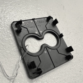 2016 2017 2018 HONDA PILOT TRUNK TRIM SCUFF PLATE LOCK CAP BLACK PLASTIC OE