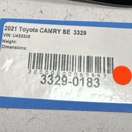 TOYOTA CAMRY 2018-2024 FUEL TANK FILLER DOOR LID COVER & CAP OEM BLACK = 218 =