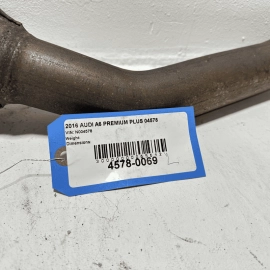 2016-2018 AUDI A6  3.0L REAR DRIVER SIDE EXHAUST SYSTEM MUFFLER TUBE PIPE OEM