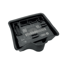 2012-2018 AUDI A6 FRONT LEFT DRIVER SIDE DOOR CONTROL MODULE W/COVER OEM