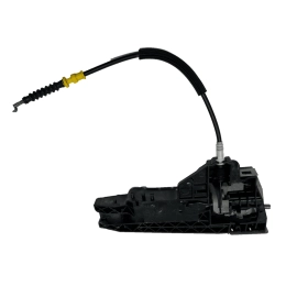 12-2018 AUDI A6 FRONT DRIVER SIDE DOOR EXTERIOR HANDLE BASE BRACKET W/CABLE OEM