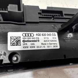 2012-2018 AUDI A6 QUATTRO DASH HEATER AC TEMPERATURE CLIMATE CONTROL UNIT OEM