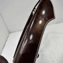 2012-2018 AUDI A6 CENTER CONSOLE FRONT COVER FRAME TRIM PANEL BROWN WOOD OEM