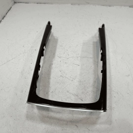 2012-2018 AUDI A6 CENTER CONSOLE FRONT COVER FRAME TRIM PANEL BROWN WOOD OEM