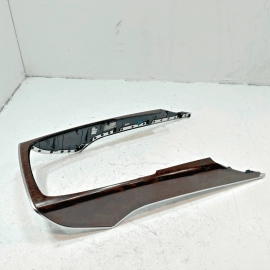 2012-2018 AUDI A6 CENTER CONSOLE FRONT COVER FRAME TRIM PANEL BROWN WOOD OEM