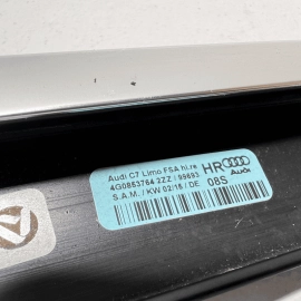 2012-2018 Audi A6 Quattro A6 Rear Right Passenger Door Belt Molding OEM