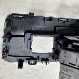 2012-2018 AUDI A6  REAR CONSOLE BACK SEAT HEATER SWITCH BEZEL TRIM PANEL OEM