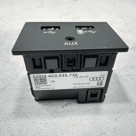 2016-2017 AUDI A6 USB MEDIA PORT AUX JACK INPUT ADAPTER HUB OEM