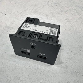 2016-2017 AUDI A6 USB MEDIA PORT AUX JACK INPUT ADAPTER HUB OEM