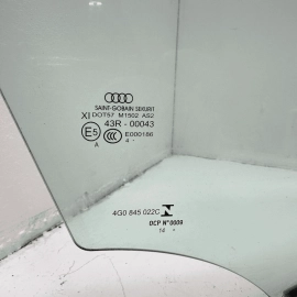 2016-2018 AUDI A6 FRONT RIGHT PASSENGER SIDE DOOR PANEL WINDOW GLASS OEM