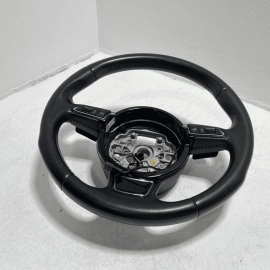 2012-2018 AUDI A6 STEERING WHEEL HEATED W/ PADDLES & SWITCHES ASSEMBLY OEM