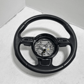 2012-2018 AUDI A6 STEERING WHEEL HEATED W/ PADDLES & SWITCHES ASSEMBLY OEM