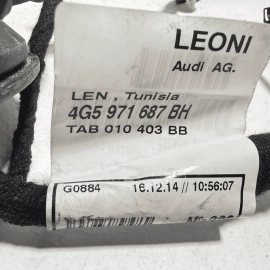 2012-2018 Audi A6 Quattro Rear Passenger Door Wiring Harness OEM