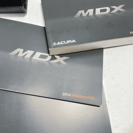 2014 Acura MDX Owner's Book Guide Booklet Manual XM Package Set W/ Case OEM