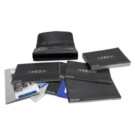 2014 Acura MDX Owner's Book Guide Booklet Manual XM Package Set W/ Case OEM