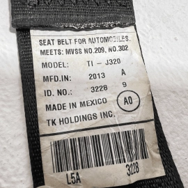 14-20 Acura MDX Rear Driver Side Second 2nd Row Seatbelt Seat Belt Retractor OEM