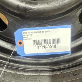 2015 - 2018 FORD FOCUS ESCAPE Spare Tire Compact Donut Wheel Rim 165 80 R17 OEM