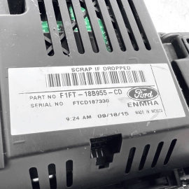 2016-2018 FORD FOCUS ST DASH RADIO INFORMATION 4.2