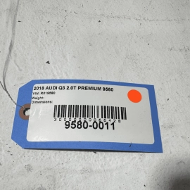 2015-2018 AUDI Q3  FRONT LEFT DRIVER DOOR SHELL SKIN FRAME PANEL OEM GRAY LZ7S