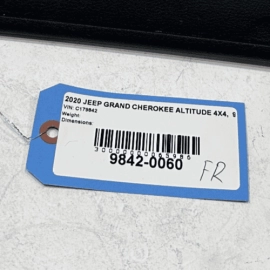 JEEP GRAND CHEROKEE 2011-2021 FRONT PASSENGER SIDE DOOR SILL SCUFF PLATE OEM