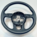 AUDI Q3 QUATTRO COLUMN STEERING WHEEL W/ SWITCH LEATHER BLACK 2015-2018 OEM