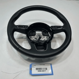 AUDI Q3 QUATTRO COLUMN STEERING WHEEL W/ SWITCH LEATHER BLACK 2015-2018 OEM