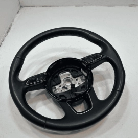 AUDI Q3 QUATTRO COLUMN STEERING WHEEL W/ SWITCH LEATHER BLACK 2015-2018 OEM