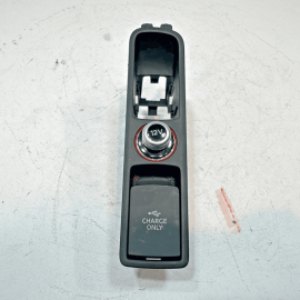 2017-2018 AUDI Q3 CENTER CONSOLE COVER TRIM BEZEL W/POWER OUTLET 12V ASSY OEM