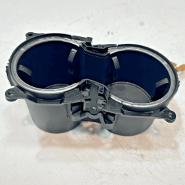 AUDI Q3 CENTER CONSOLE DRINK DUAL CUP HOLDER PLASTIC BLACK 2015-2018 OEM