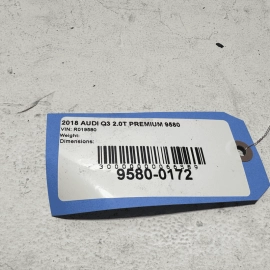 2015-2018 AUDI Q3 QUATTRO REAR BUMPER REINFORCEMENT IMPACT BAR BEAM OEM