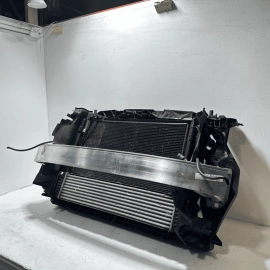 2015-2018 AUDI Q3 2.0 COMPLETE REINFORCEMENT BUMPER BAR RADIATOR FAN SHROUD OEM