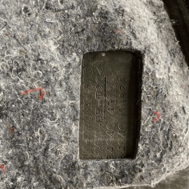 2014 - 2019 INFINITI Q50 TRUNK PASSENGER SIDE QUARTER PANEL LINER COVER TRI