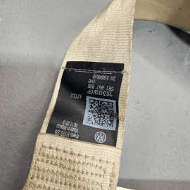 2012-19 VW Volkswagen Passat Rear Passenger Right Seat Belt Retractor  Beig