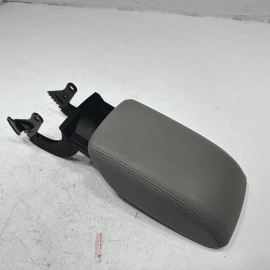 2016-2018 AUDI Q3 FRONT CENTER CONSOLE STORAGE LID ARMREST LEATHER GRAY OEM