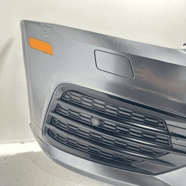 2018 AUDI Q3 FRONT BUMPER COVER ASSEMBLY WITH PARK ASSIST GRAY *LZ7S* OEM