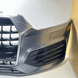 2018 AUDI Q3 FRONT BUMPER COVER ASSEMBLY WITH PARK ASSIST GRAY *LZ7S* OEM