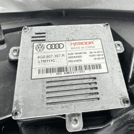 2016-2018 AUDI A6 3.0L FRONT RIGHT PASSENGER SIDE HEADLIGHT XENON DAMAGE OEM