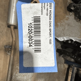 HONDA CIVIC SPORT 2.0L EXHAUST SYSTEM MUFFLER & RESONATOR PIPE 2019-2021 OEM