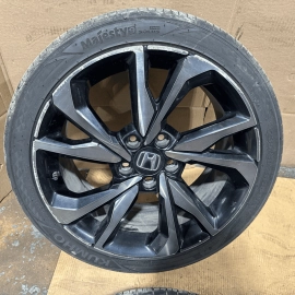 2021 HONDA CIVIC SPORT WHEEL RIM TIRE 235/40 R18 18X8J 5 DOUBLE SPOKE 6/32`` OEM