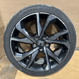 2021 HONDA CIVIC SPORT WHEEL RIM TIRE 235/40 R18 18X8J 5 DOUBLE SPOKE 6/32`` OEM