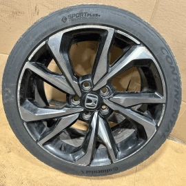 HONDA CIVIC SPORT WHEEL RIM TIRE 235/40 R18 18X8J 5 DOUBLE SPOKE 5/32`` 2021 OEM