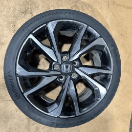 HONDA CIVIC SPORT WHEEL RIM TIRE 235/40 R18 18X8J 5 DOUBLE SPOKE 5/32`` 2021 OEM