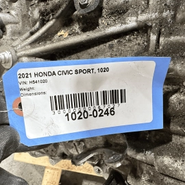 2021 HONDA CIVIC SPORT 2.0L FWD CVT AUTOMATIC TRANSMISSION TRANS GEAR BOX OEM